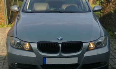 Накладки переднего бампера BMW E90 дорестайл фото