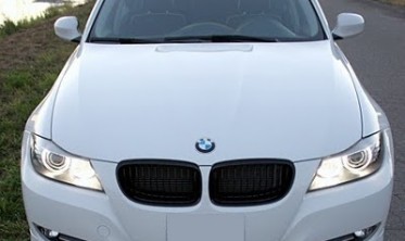 Накладки переднего бампера BMW E90 LCI рестайлинг фото