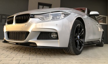 Диффузор переднего бампера (накладка) BMW F30 M-pakiet тонкий фото