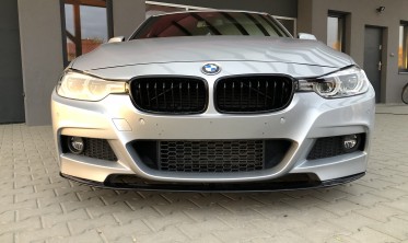 Диффузор переднего бампера (накладка) BMW F30 M-pakiet тонкий фото