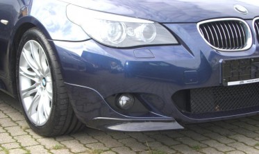 Накладки переднього бампера BMW E60 М-пакет фото