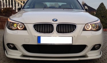 Диффузор переднего бампера BMW E60 М-пакет фото