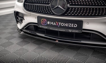 Тюнінгова накладка на передній бампер Mercedes E W213 рестайл AMG-Line вер. 1 фото