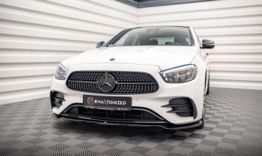 Тюнінгова накладка на передній бампер Mercedes E W213 рестайл AMG-Line вер. 1 фото