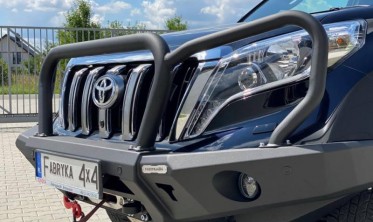 Кенгурятник для бампера Toyota Land Cruiser Prado J150 тип NEW 1 фото