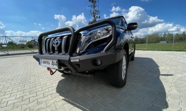 Кенгурятник для бампера Toyota Land Cruiser Prado J150 тип NEW 1 фото