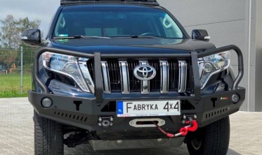 Кенгурятник для бампера Toyota Land Cruiser Prado J150 тип Classic 1 фото