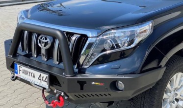 Кенгурятник для бампера Toyota Land Cruiser Prado J150 тип Classic 2 фото