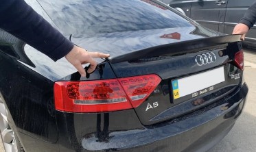 Спойлер багажника Audi A5 Coupe в стиле Ducktail фото