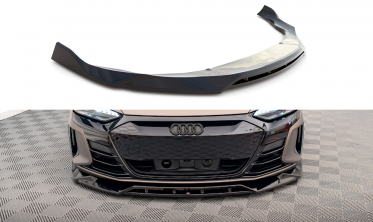 Диффузор на передний бампер Audi e-Tron GT / RS GT Mk1 вер. 2 фото