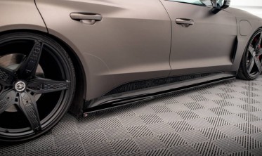 Диффузоры на боковые пороги Audi e-Tron GT / RS GT Mk1 вер. 1 фото