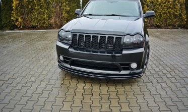 Диффузор переднего бампера Jeep Grand Cherokee WK STR8 gloss black фото
