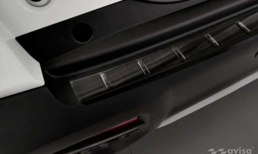 Черная листва для защиты заднего бампера Suzuki S-Cross / SX4 S-Cross фото