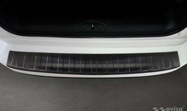 Защитная накладка на бортик заднего бампера Fiat 500L фото