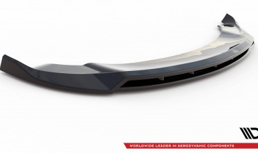 Передний диффузор на бампер от Maxton design для Tesla Model Y вер. 2 фото