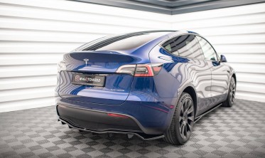 Тюнинговый диффузор на задний бампер для Tesla Model Y фото