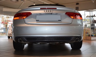 Диффузор заднего бампера Audi A5 Coupe/Cabrio рестайлинг фото