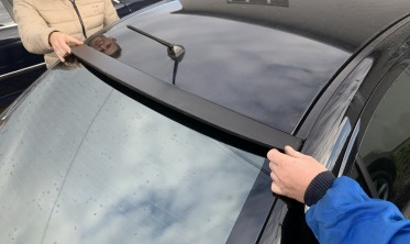 Спойлер заднего стекла Mitsubishi Lancer X  фото