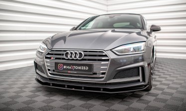Тюнинговый диффузор на передний бампер Street Pro Audi A5 S-Line / S5 Coupe / Sportback F5 фото