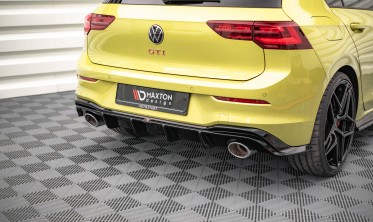 Тюнинговый диффузор на задний бампер VW Golf 8 GTI Clubsport фото