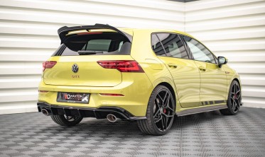 Тюнинговый диффузор на задний бампер VW Golf 8 GTI Clubsport фото