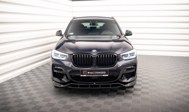 Тюнінгова накладка (дифузор) на передній бампер для BMW X3 G01 M40d/M40i/M-Pack вер. 2 фото
