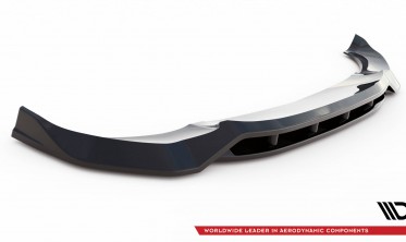 Тюнінгова накладка (дифузор) на передній бампер для BMW X3 G01 M40d/M40i/M-Pack вер. 2 фото