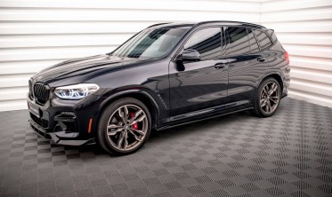 Боковые диффузоры на пороги для BMW X3 G01 M40d / M40i / M-Pack фото