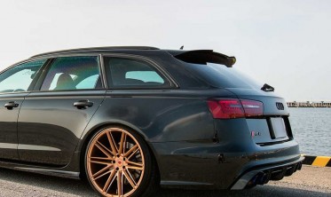 Спойлер кришки багажника Audi A6 C7 Avant у стилі RS6 фото