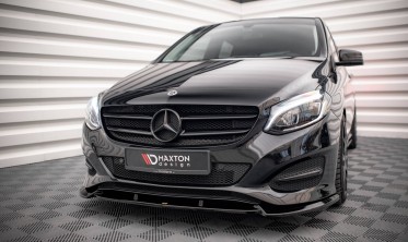 Тюнінгова накладка (дифузор) на передній бампер для Mercedes-Benz B W246 рестайл фото
