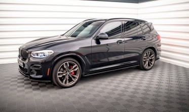 Боковые диффузоры порогов BMW X3 G01 M40d / M40i / M-Pack вер. 1 фото