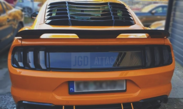 Тоновані накладки на задні ліхтарі Ford Mustang фото