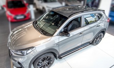 пороги (підніжки бічні) Hyundai Tucson 2015-2020 фото