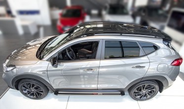 пороги (підніжки бічні) Hyundai Tucson 2015-2020 фото