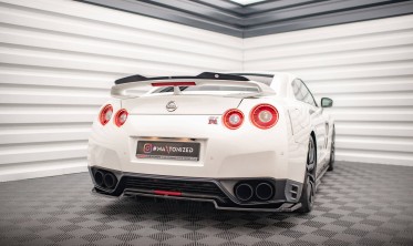 Тюнинговая накладка на спойлер багажника для Nissan GTR R35 рестайл фото