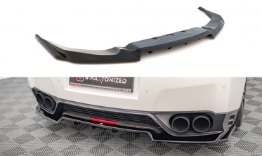 Тюнінг дифузор на задній бампер Nissan GTR R35 післярестайл фото