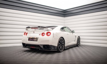 Боковые диффузоры на пороги Nissan GTR R35 рестайлинг фото