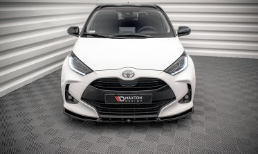 Тюнинговая накладка на передний бампер Toyota Yaris Mk4 вер. 2 фото