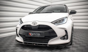 Тюнинговая накладка на передний бампер Toyota Yaris Mk4 вер. 2 фото