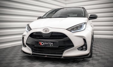 Тюнинговый диффузор переднего бампера Toyota Yaris Mk4 вер. 3 фото