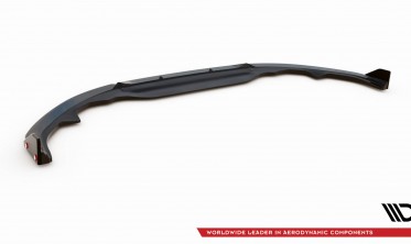 Диффузор + боковые накладки на передний бампер Toyota Yaris Mk4 вер. 1 фото