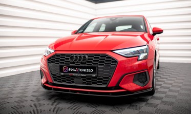 Тюнинговый диффузор на передний бампер Street Pro Audi A3 8Y фото