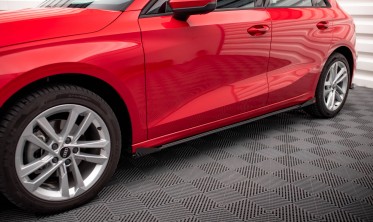 Дифузори + накладки на бічні пороги Street Pro Audi A3 8Y фото