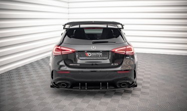 Диффузор + накладки на задний бампер Street Pro Mercedes A35 AMG / AMG-Line Aero Pack W177 фото