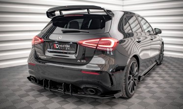 Диффузор + накладки на задний бампер Street Pro Mercedes A35 AMG / AMG-Line Aero Pack W177 фото