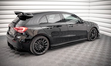 Накладки (лістви) під пороги Street Pro Mercedes A35 AMG / AMG-Line Aero Pack W177 фото