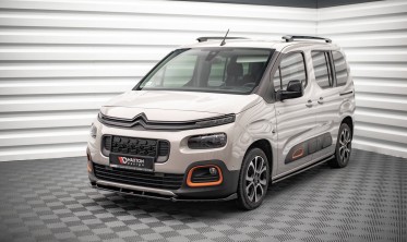 Тюнинговая накладка на передний бампер Citroen Berlingo Mk3 фото