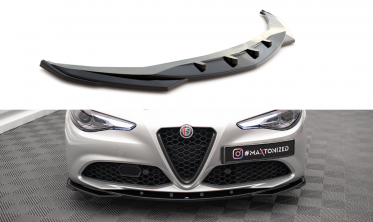 Дифузор на передній бампер Alfa Romeo Giulia Sport вір. 2 фото
