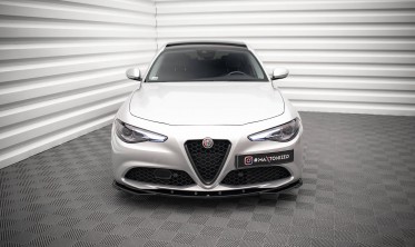 Дифузор на передній бампер Alfa Romeo Giulia Sport вір. 2 фото