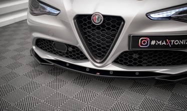 Дифузор на передній бампер Alfa Romeo Giulia Sport вір. 2 фото